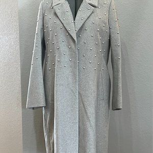Badgley Mischka Ayesha Flint Pearl Coat